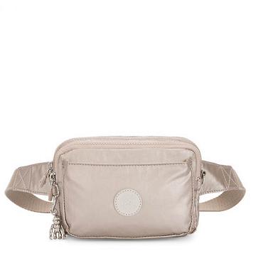 Kipling Abanu Multi Metallic Convertible Crossbody Taske Taupe | DK 1027AH